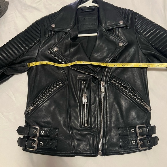 All Saints Estella Biker Jacket. Size: US 0, UK 4, EU 32. - Picture 7 of 7